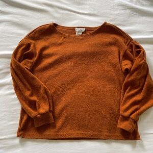 Orange sweater by For The Republic